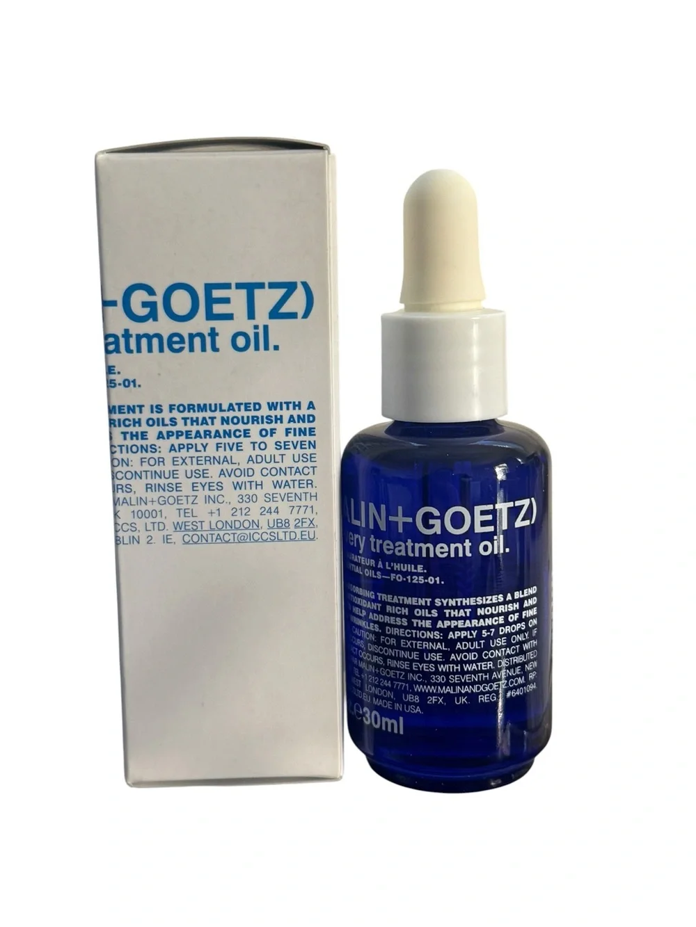 Malin + Goetz Recovery Treatment Oil 1 oz / 30 mL Face Oil Cruelty-Free NIB